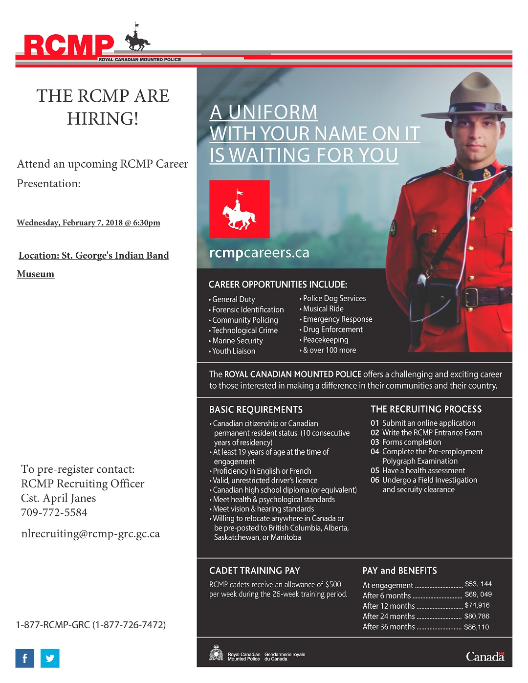 Qalipu First Nation RCMP Recruiting Session