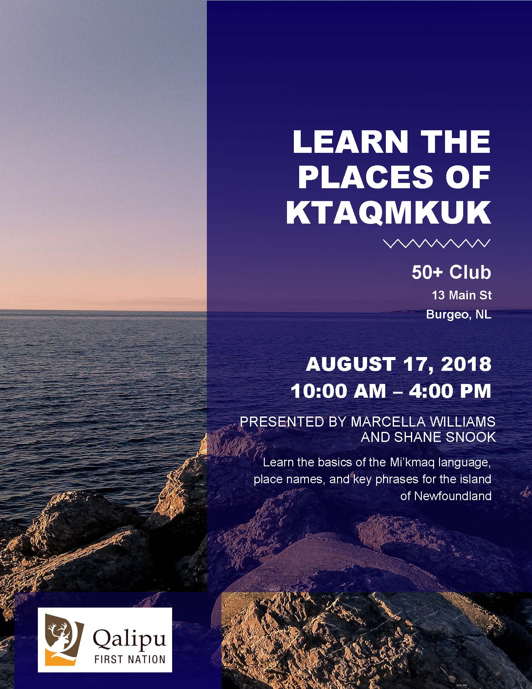 Learn the places of k - Burgeo