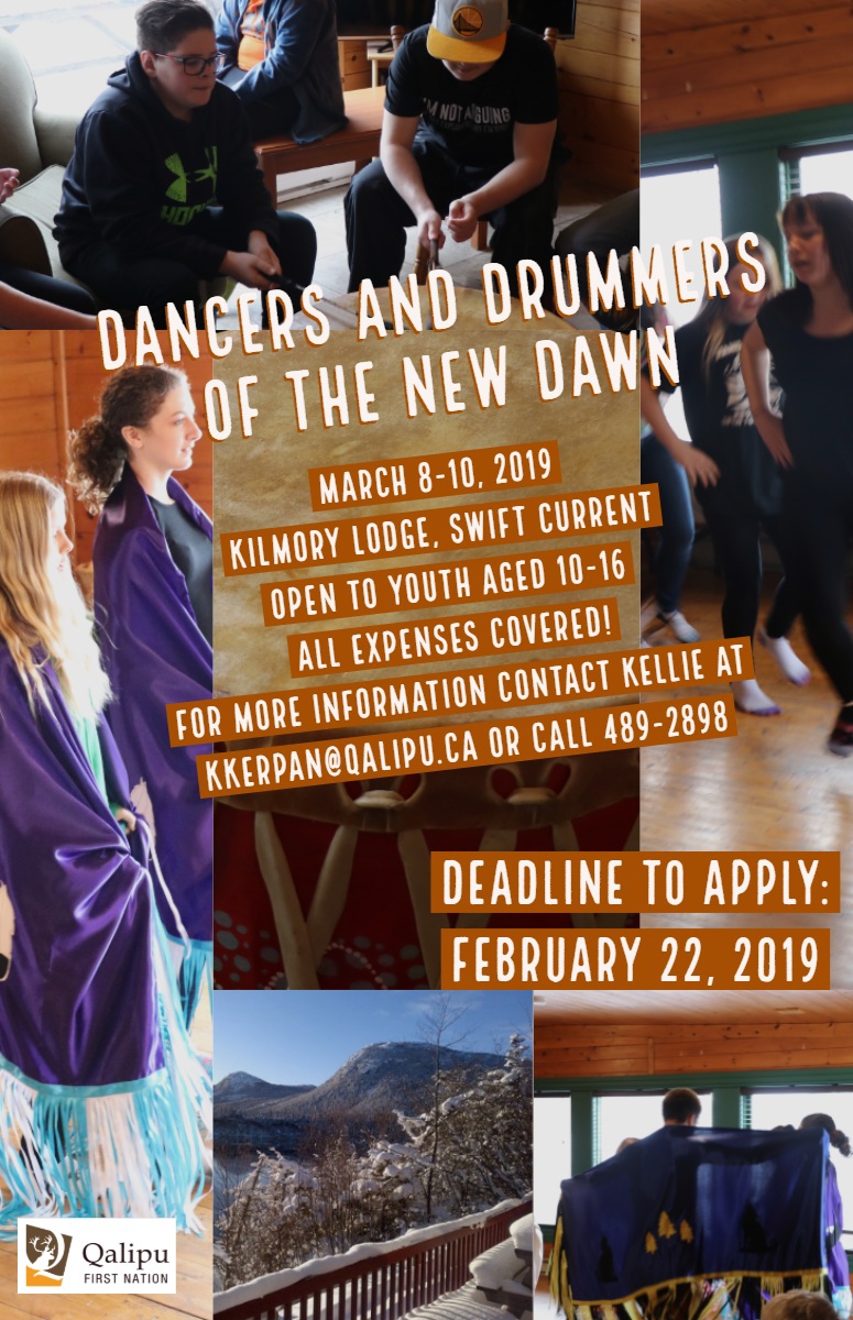 Dancers and Drummers of the New Dawn promotional poster 2019