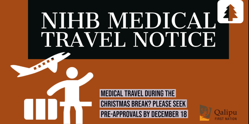 Medical Travel Notice Xmas 2020