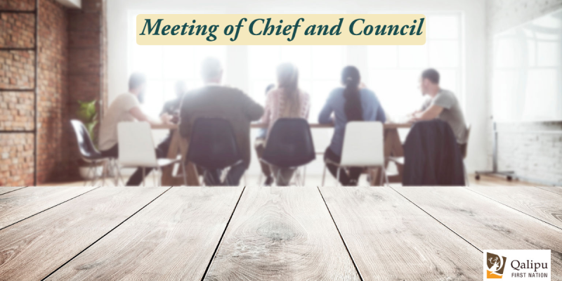 Meeting of Chief and Council-1