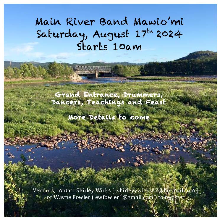 Main River Band Mawio'mi poster