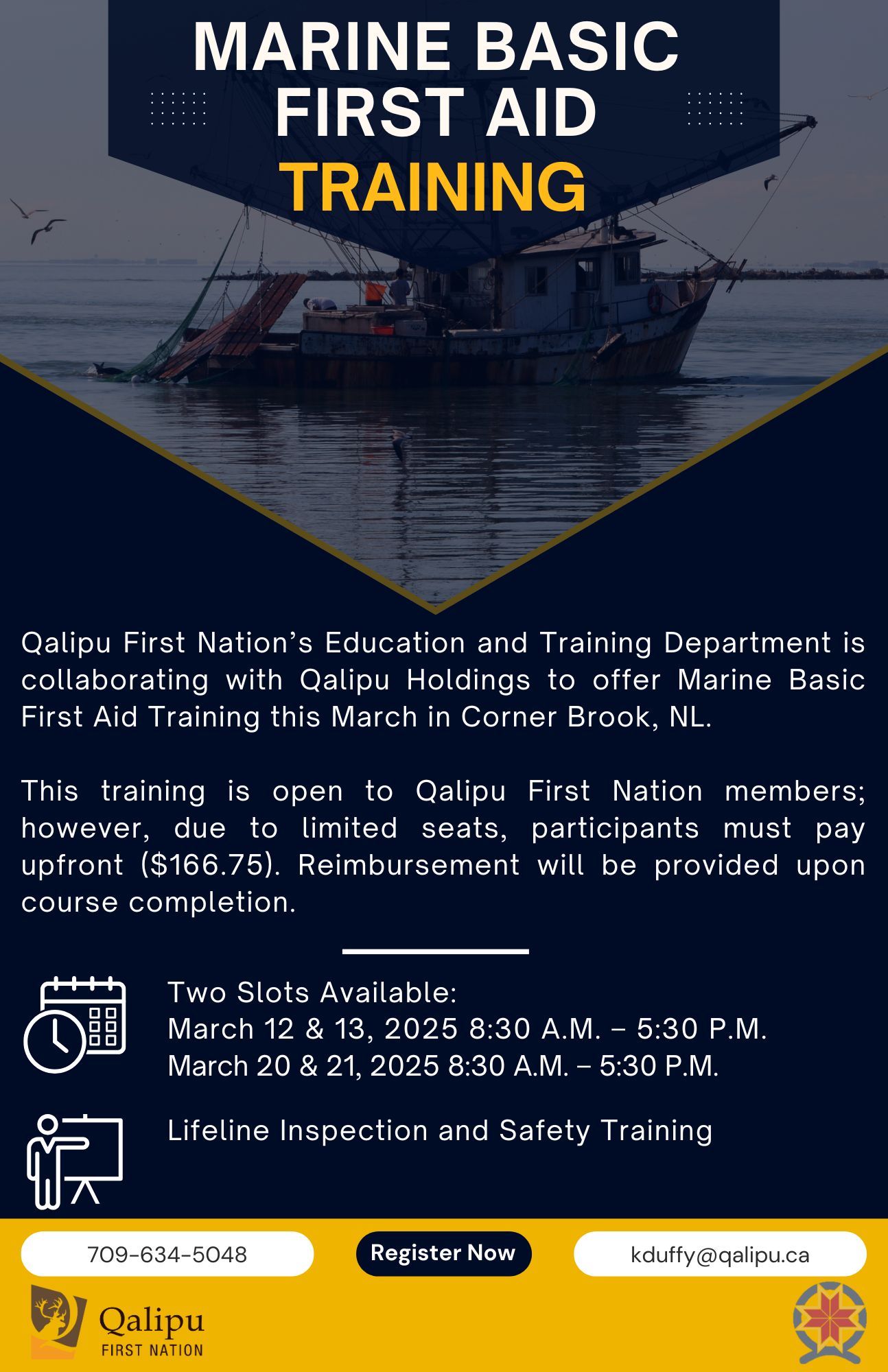 Marine Basic First Aid Training 2025