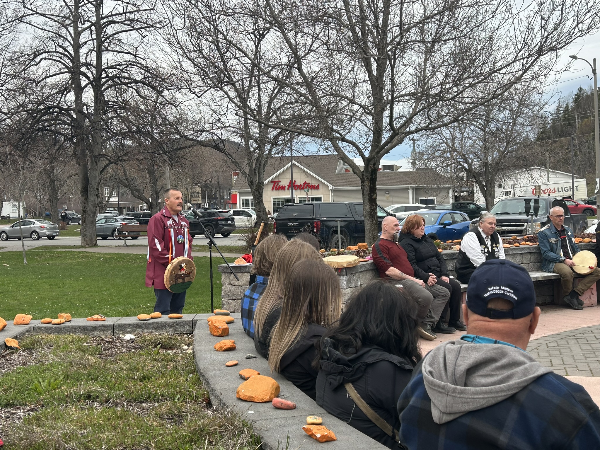 Ernest Green, Corner Brook Ward Councilor brings greetings on behalf of Qalipu First Nation Chief and Council