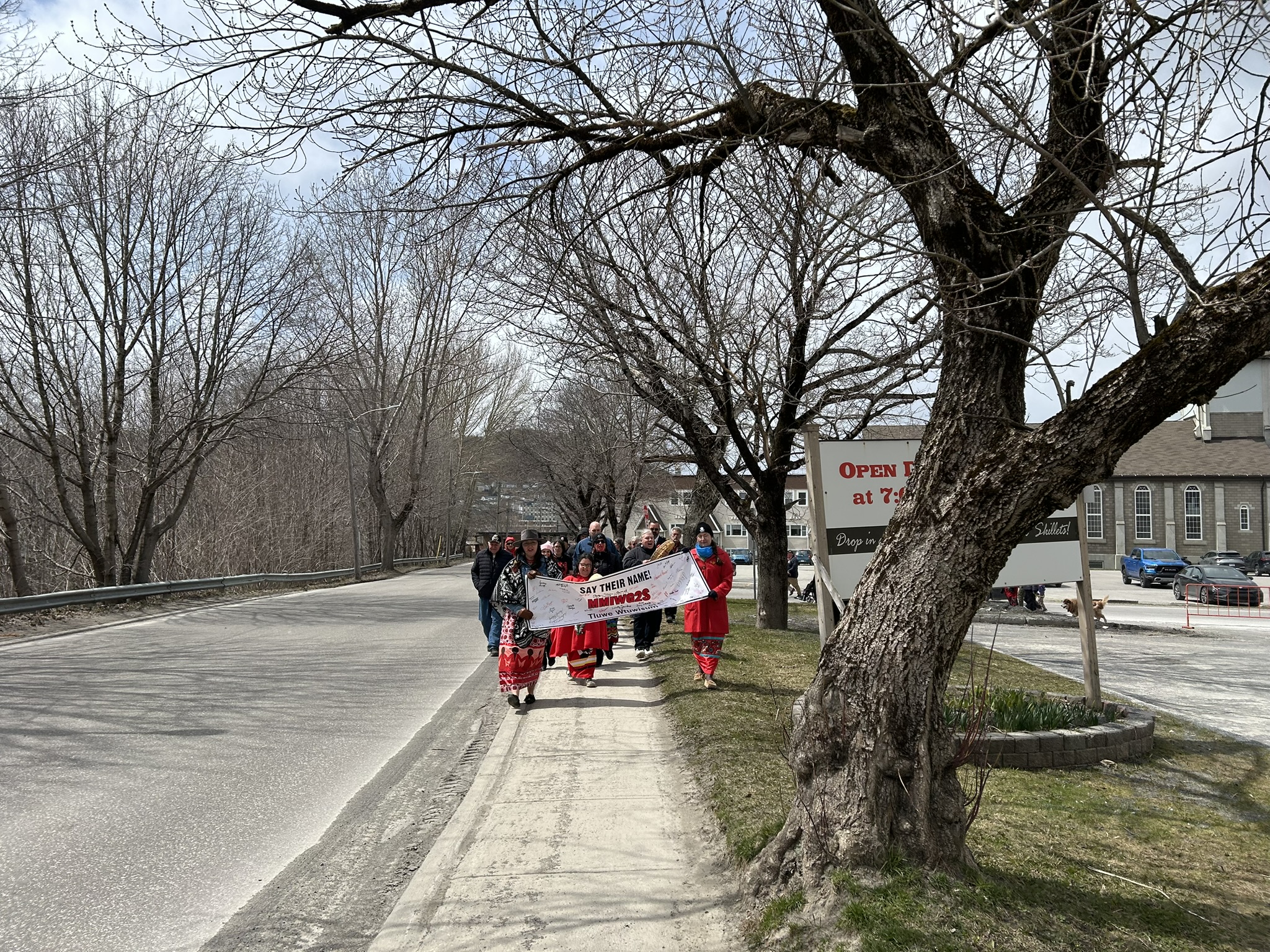 Continuing the walk down Park Street.