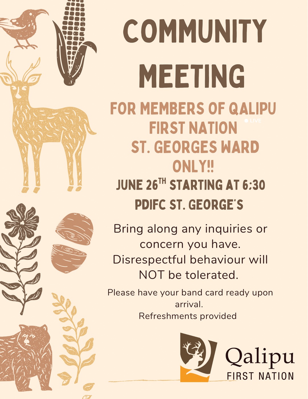 Community meeting