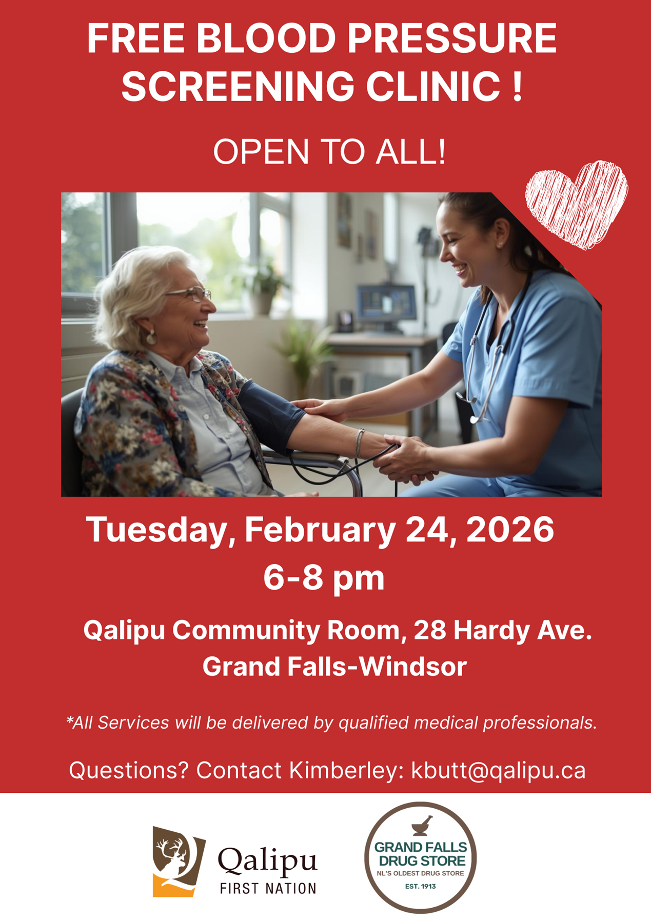 Poster - Free Blood Pressure Clinic