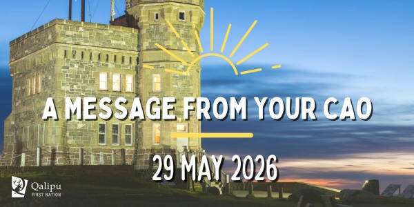 Message from the CAO