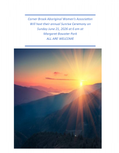 Sunrise Ceremony June 21, 2026