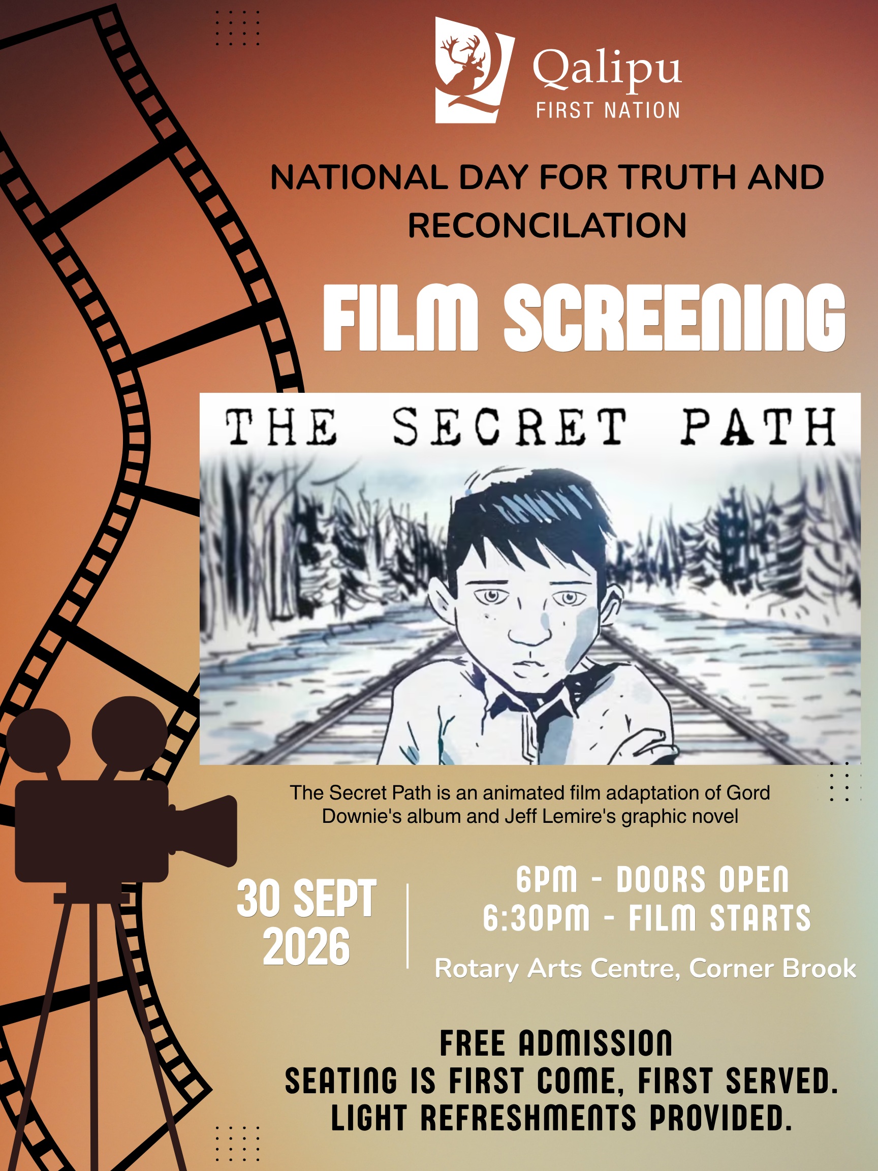 TRC Film Screening - Sept 30 Film Screening